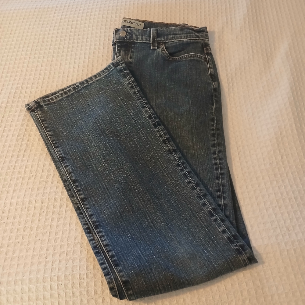 Blue Bootcut Jeans